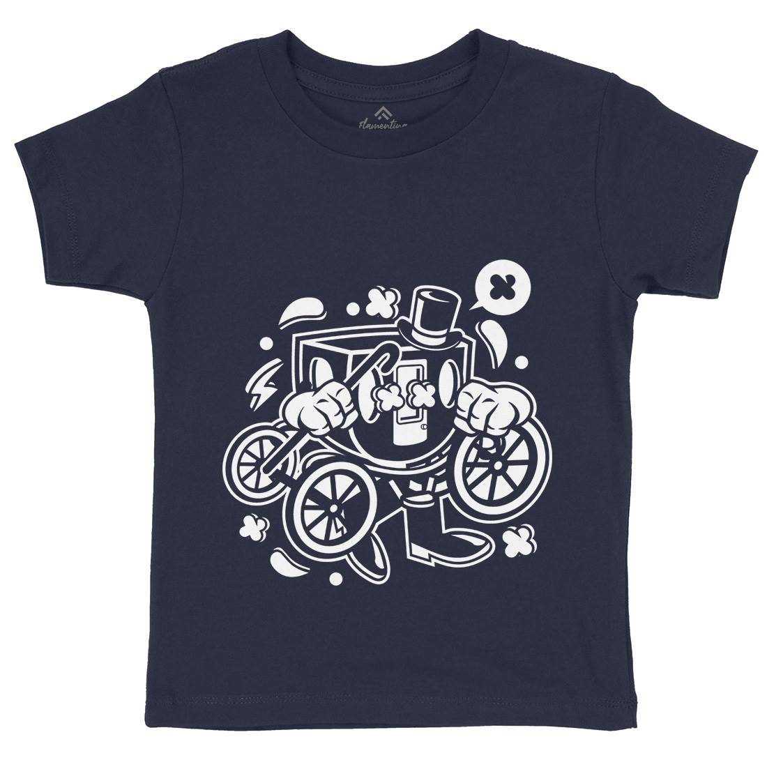Carriage Kids Organic Crew Neck T-Shirt Retro C048