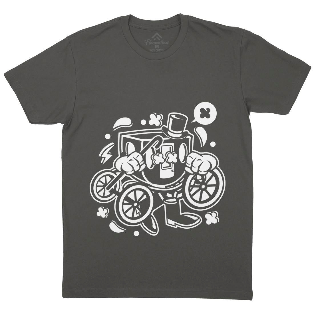 Carriage Mens Crew Neck T-Shirt Retro C048
