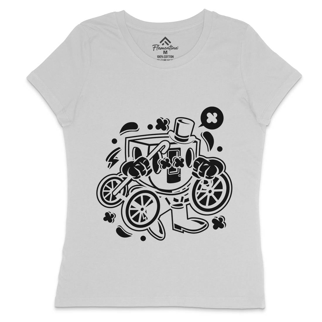 Carriage Womens Crew Neck T-Shirt Retro C048