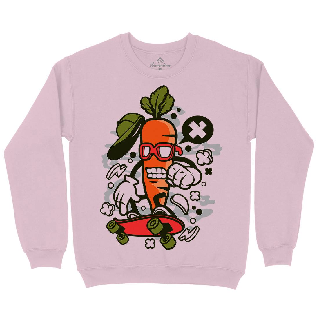 Carrot Skater Kids Crew Neck Sweatshirt Skate C051