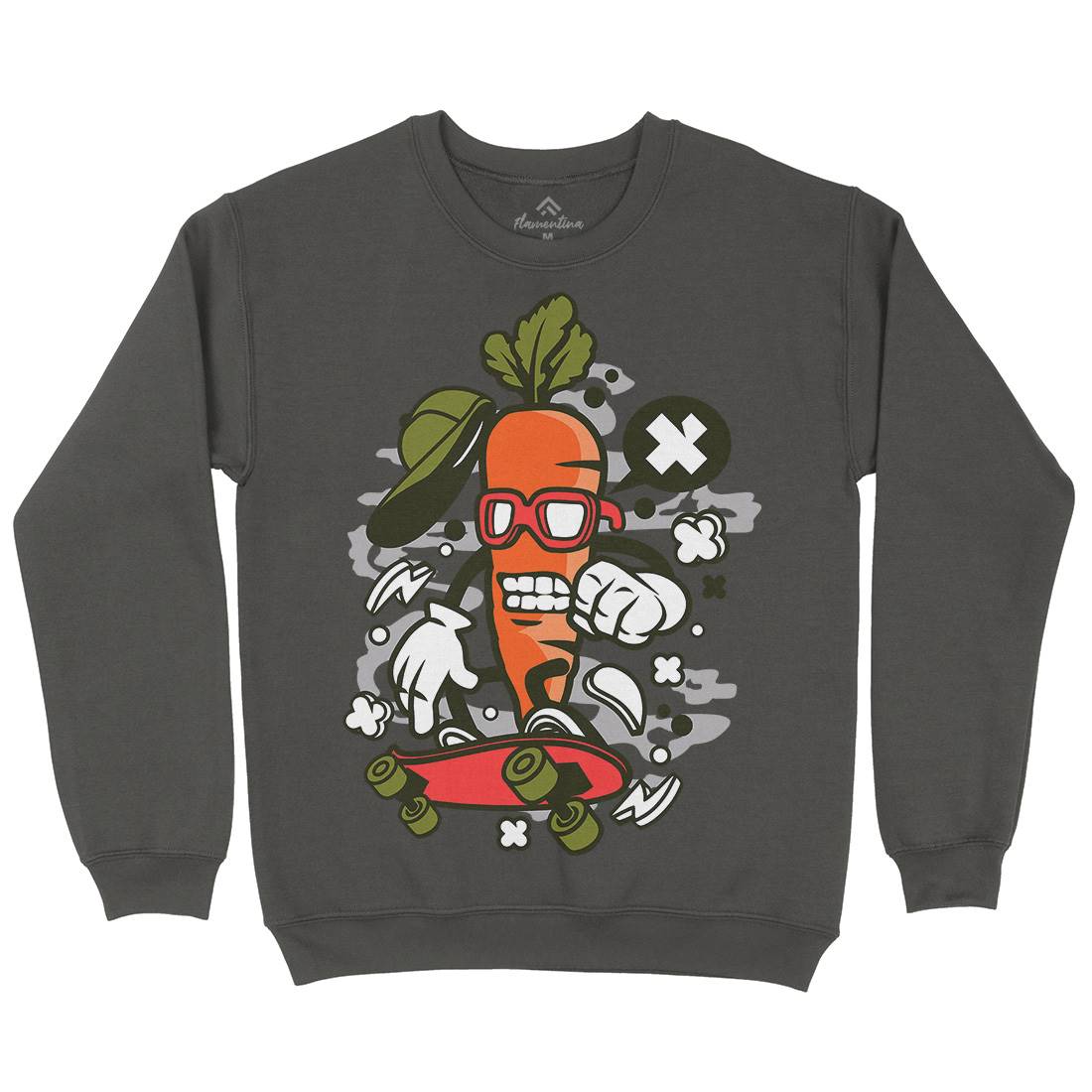 Carrot Skater Kids Crew Neck Sweatshirt Skate C051