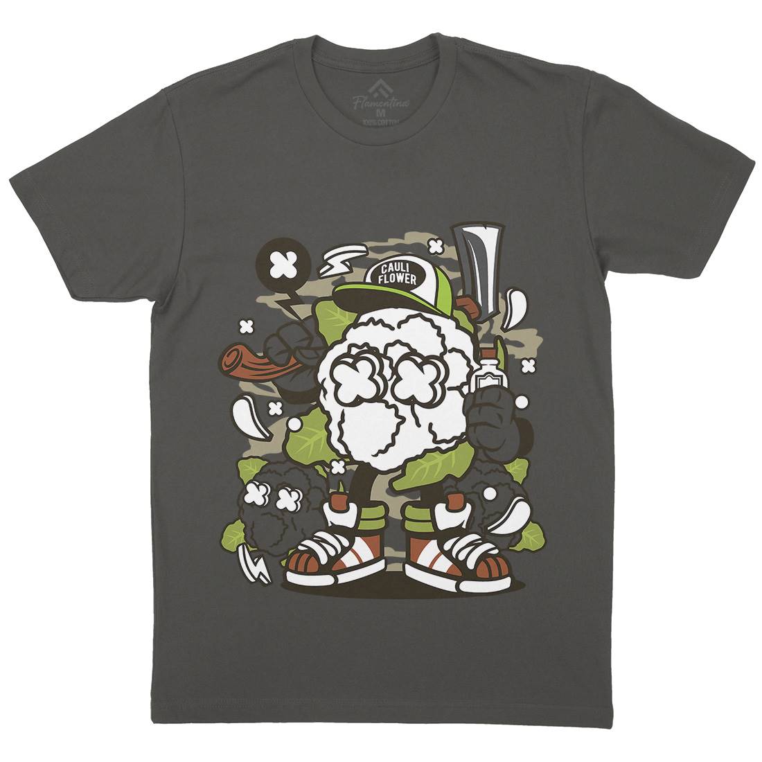 Cauliflower Mens Crew Neck T-Shirt Food C053