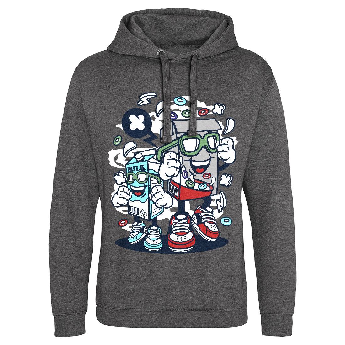 Cereal Box Mens Hoodie Without Pocket Food C054