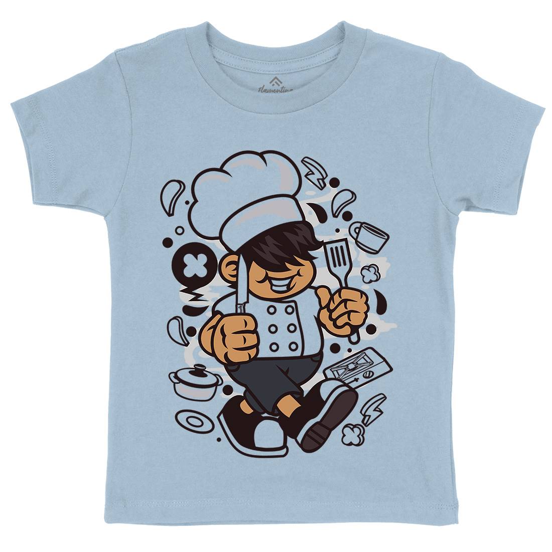 Chef Kid Kids Organic Crew Neck T-Shirt Work C057