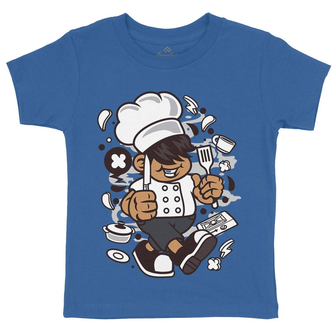 Chef Kid Kids Organic Crew Neck T-Shirt Work C057