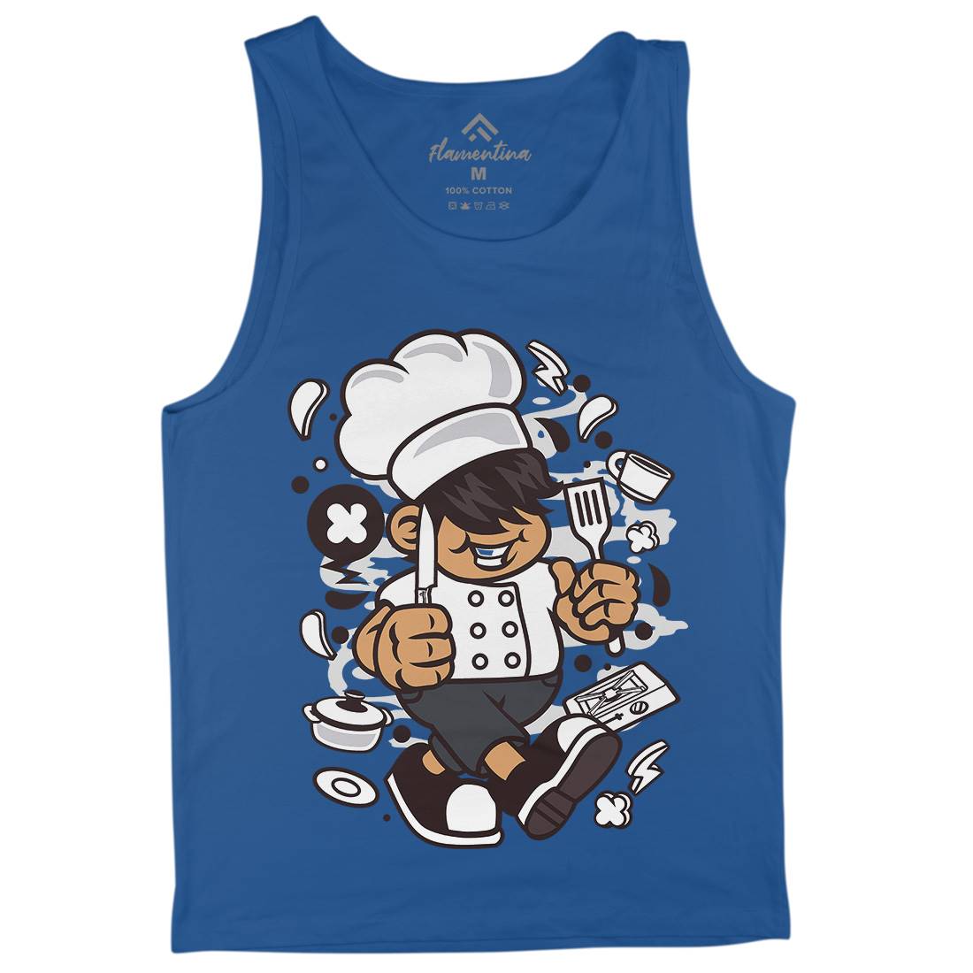Chef Kid Mens Tank Top Vest Work C057