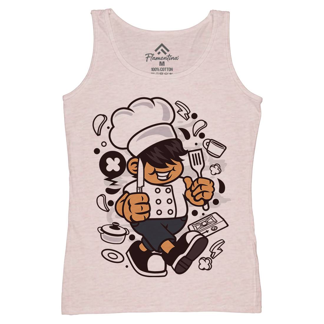 Chef Kid Womens Organic Tank Top Vest Work C057