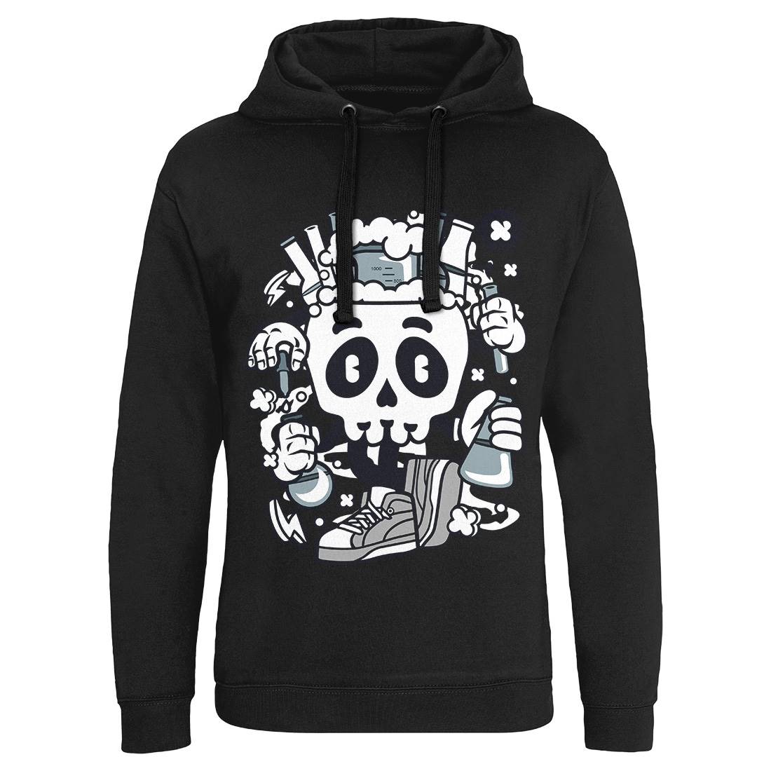 Chemical Skull Mens Hoodie Without Pocket Science C059