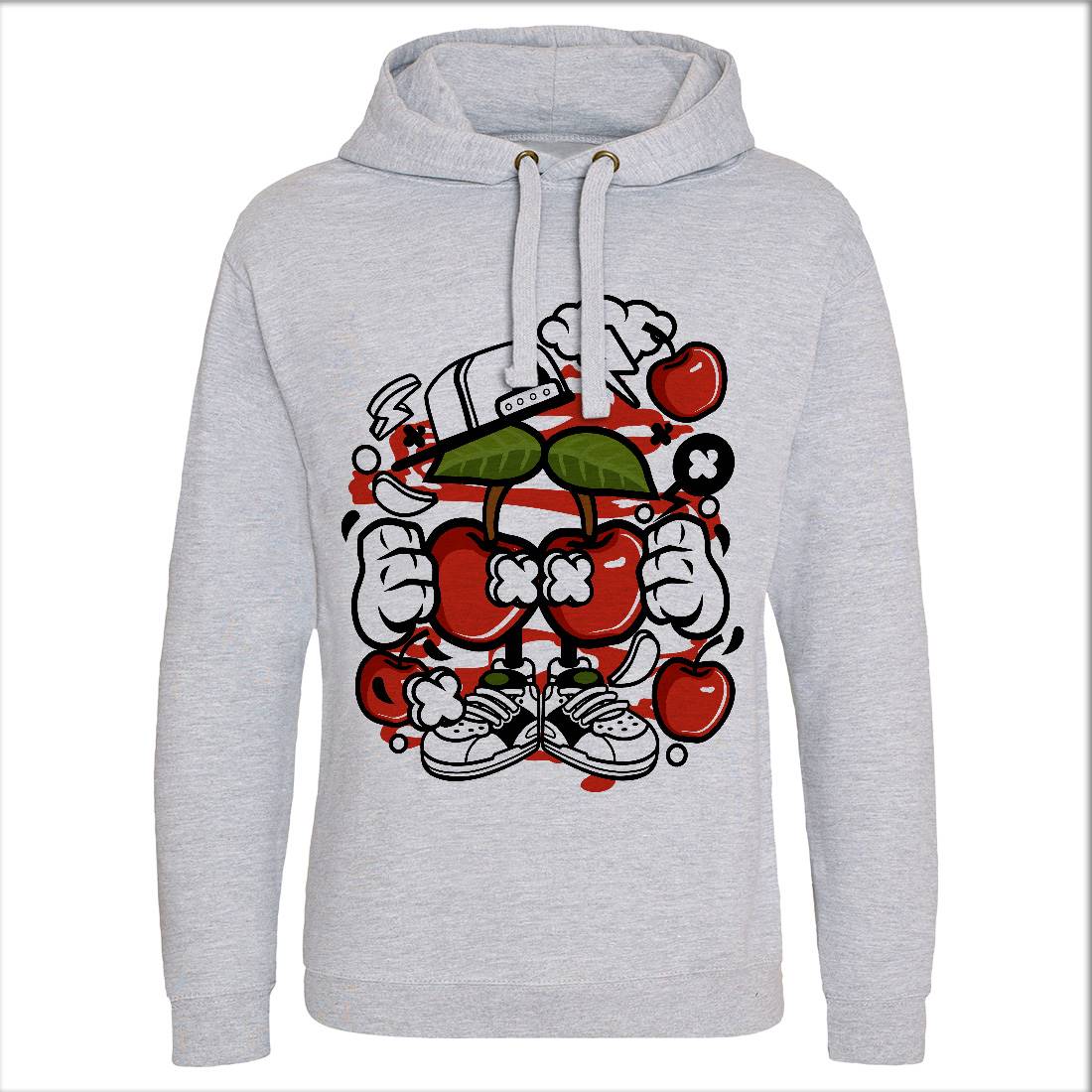 Cherry Mens Hoodie Without Pocket Food C060
