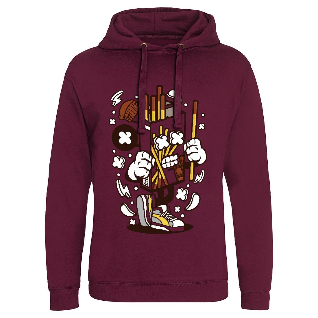 Chocolate Stick Mens Hoodie Without Pocket Food C064