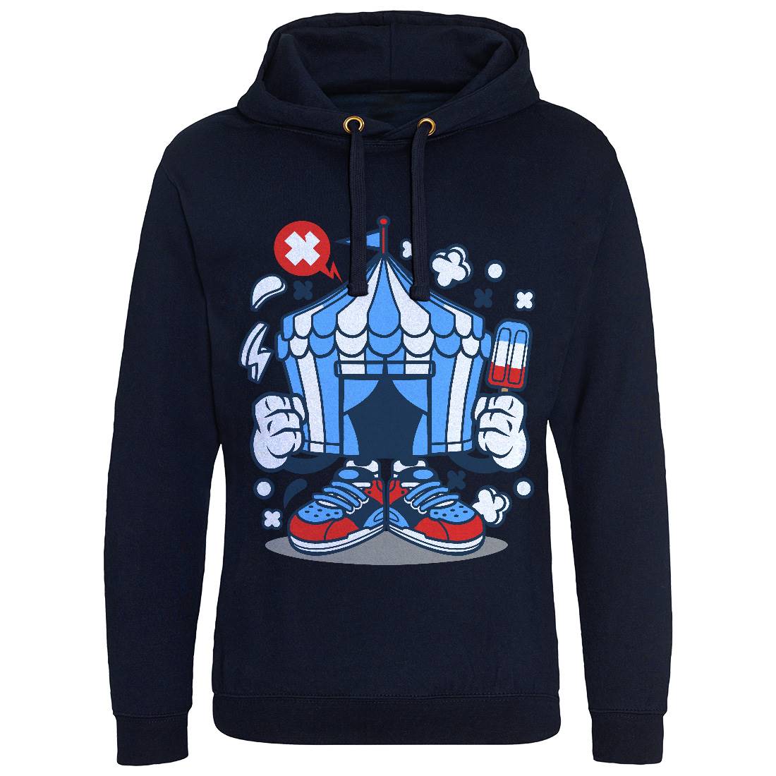 Circus Mens Hoodie Without Pocket Retro C068
