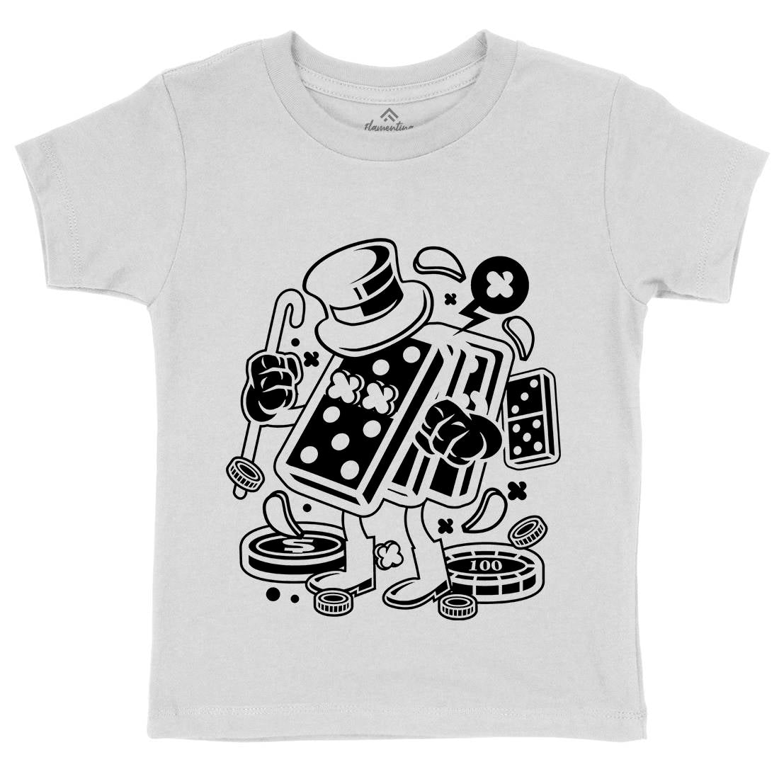 Classic Gambler Kids Crew Neck T-Shirt Retro C070