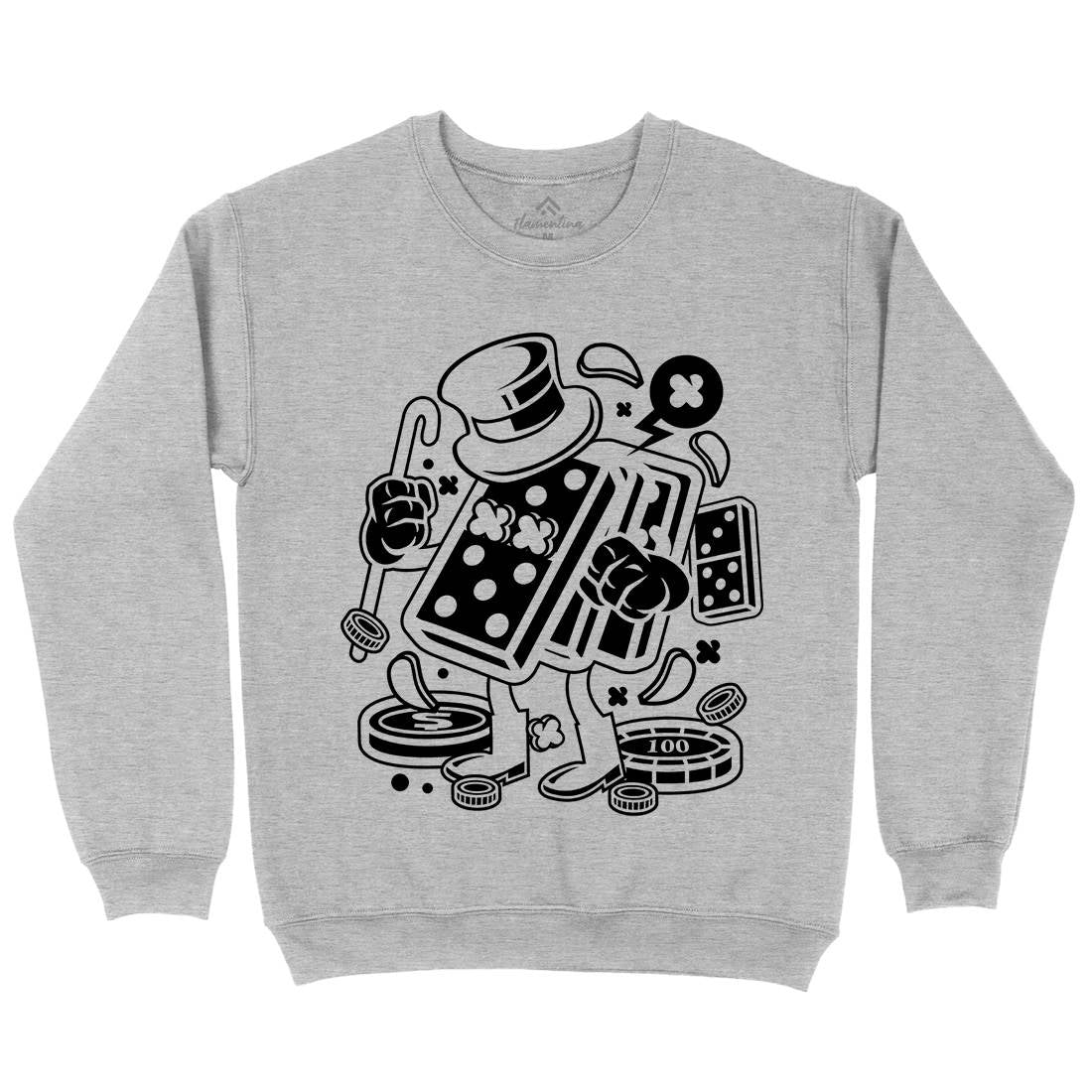 Classic Gambler Kids Crew Neck Sweatshirt Retro C070