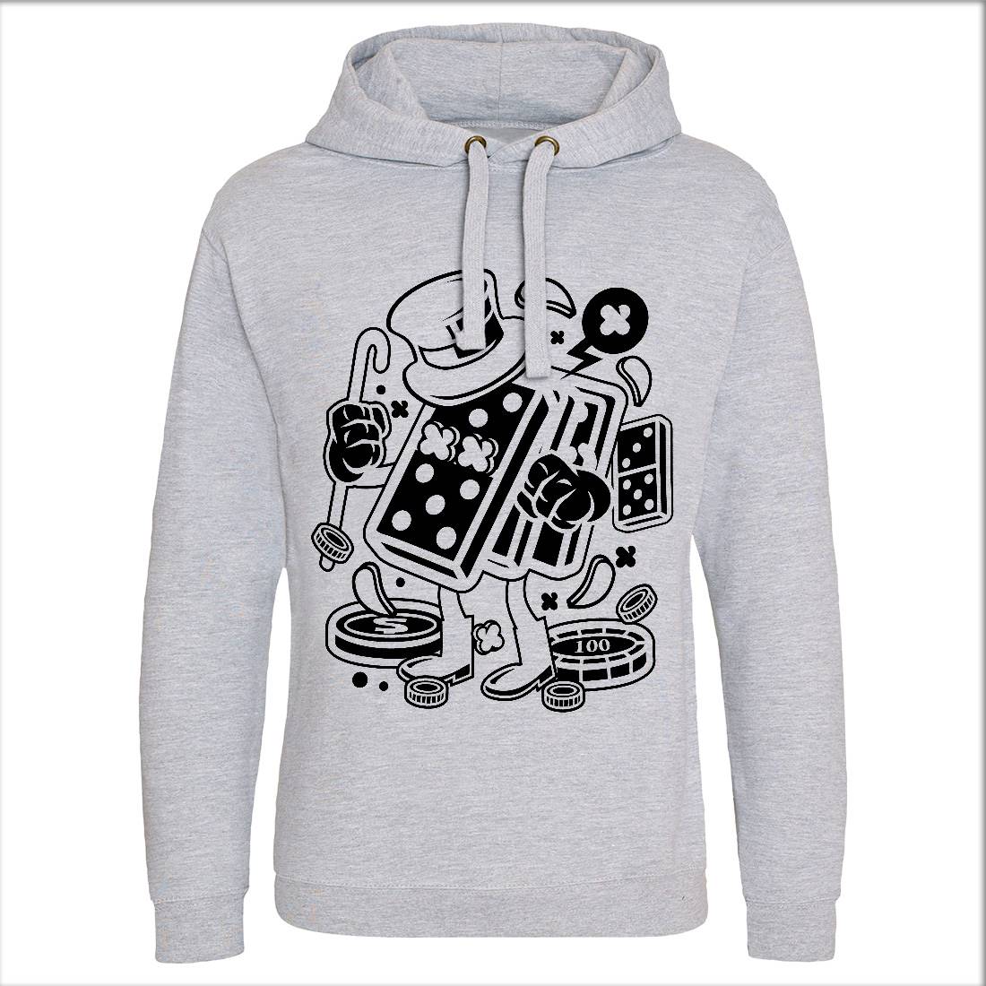 Classic Gambler Mens Hoodie Without Pocket Retro C070