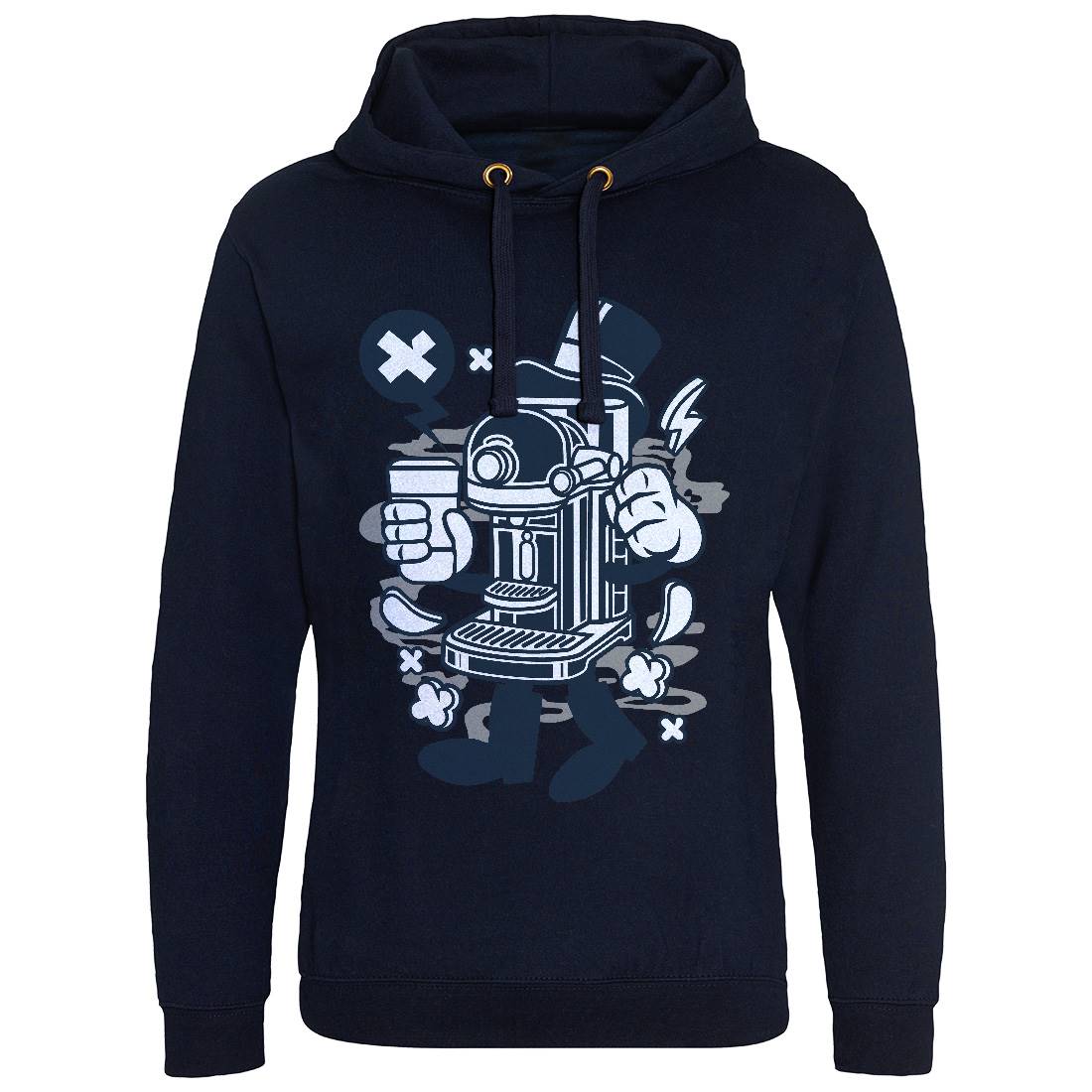 Coffee Machine Mens Hoodie Without Pocket Drinks C075