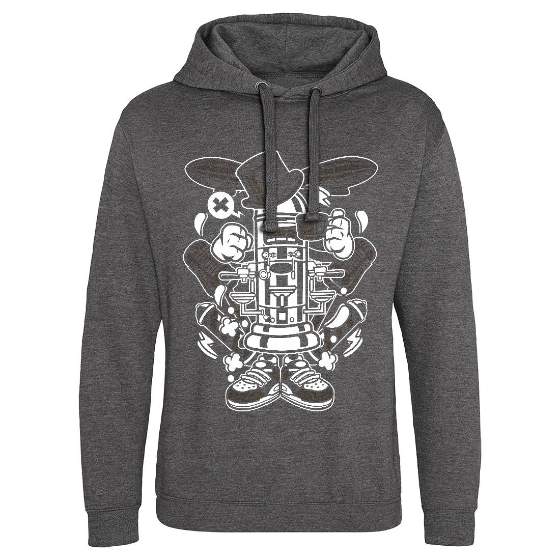 Coffee Maker Classic Mens Hoodie Without Pocket Drinks C076