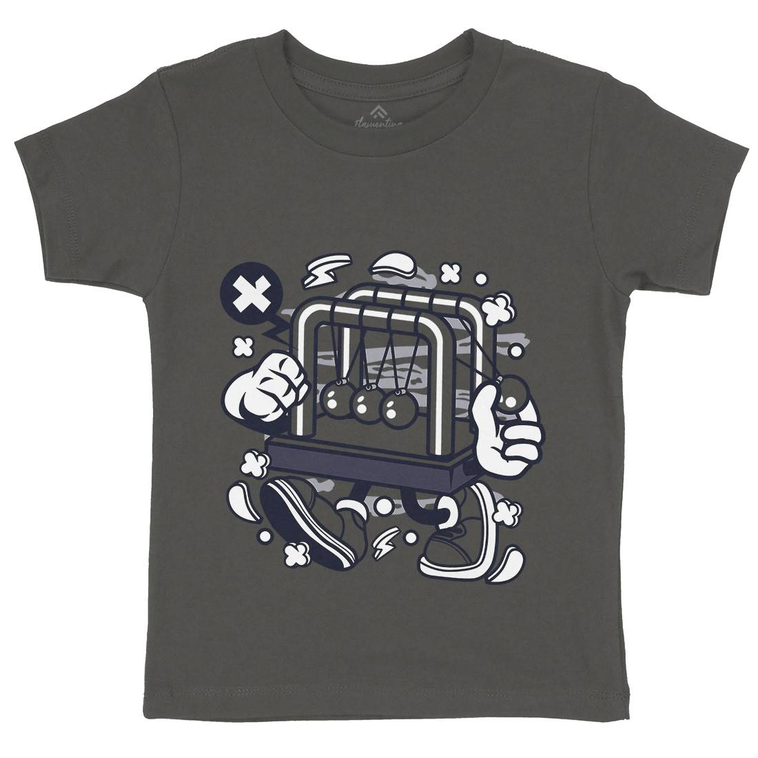 Cradle Balance Kids Crew Neck T-Shirt Retro C083