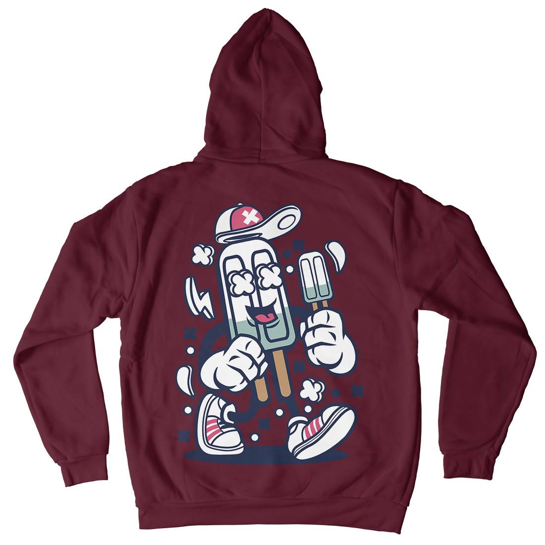 Delicious Ice Cream Mens Hoodie With Pocket Food C084