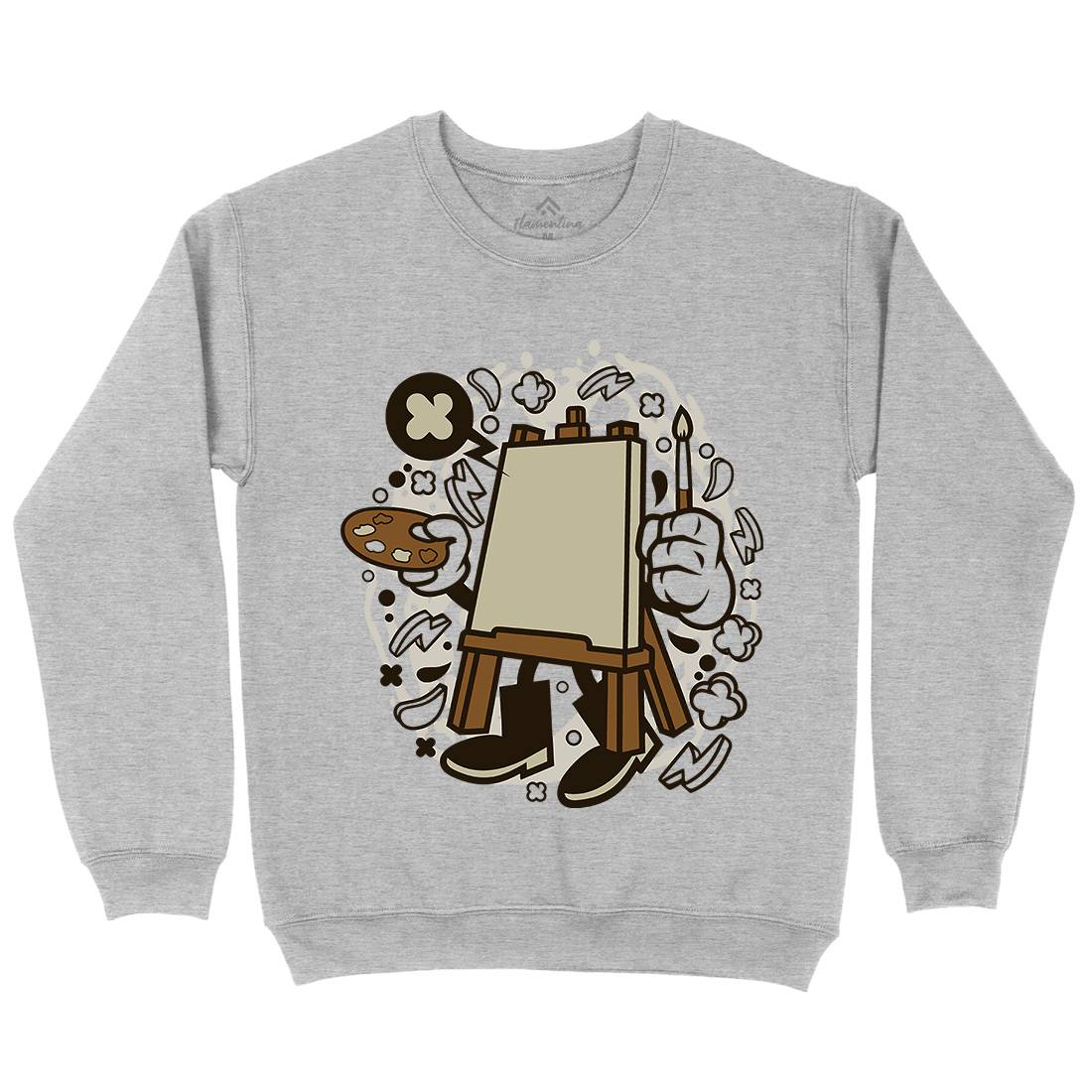 Easel Kids Crew Neck Sweatshirt Retro C101