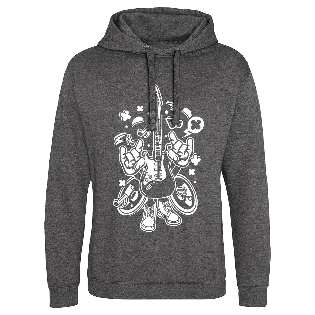 Electric Guitar Mens Hoodie Without Pocket Music C105