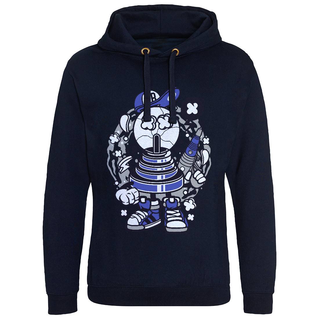 Fortune Ball Mens Hoodie Without Pocket Retro C114