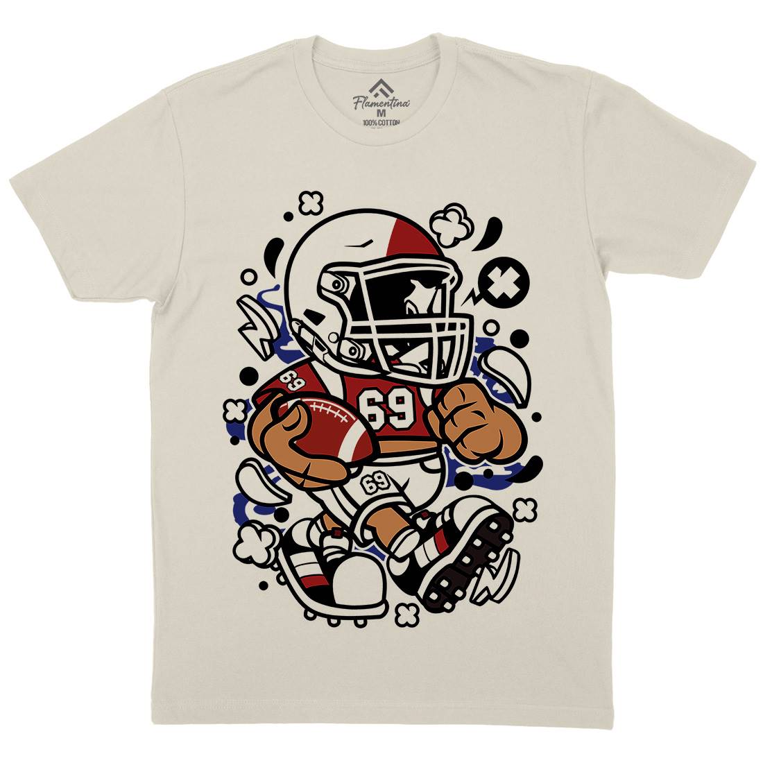 France Football Kid Mens Organic Crew Neck T-Shirt Sport C115