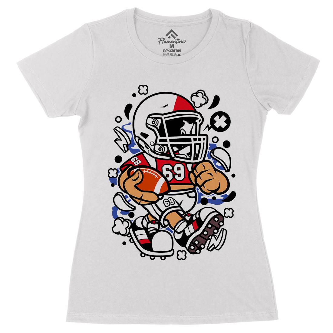 France Football Kid Womens Organic Crew Neck T-Shirt Sport C115