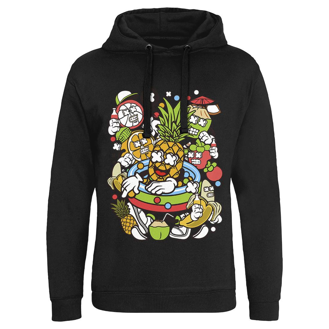 Fruit Party Mens Hoodie Without Pocket Food C117