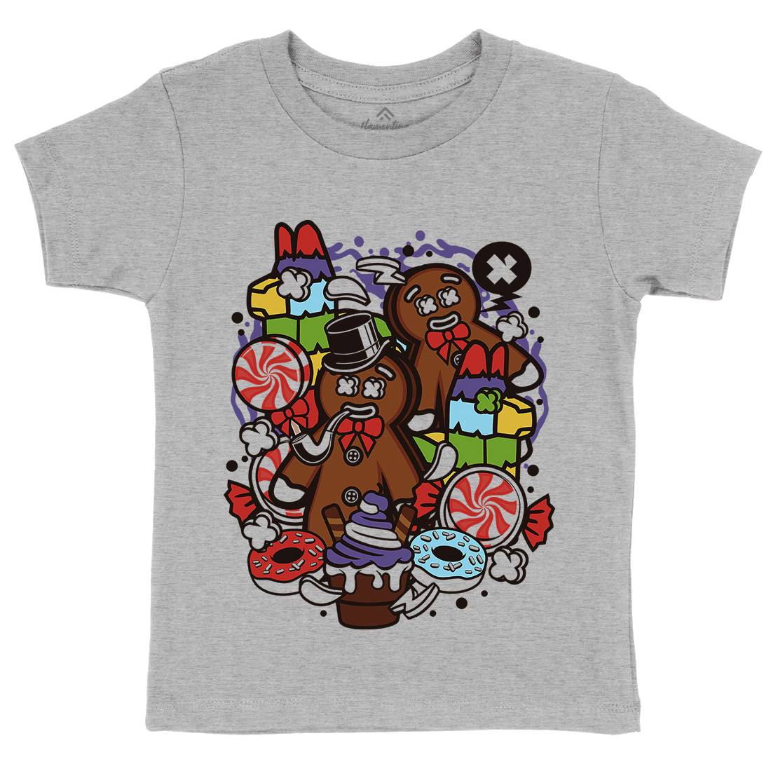 Ginger Man Kids Organic Crew Neck T-Shirt Food C121