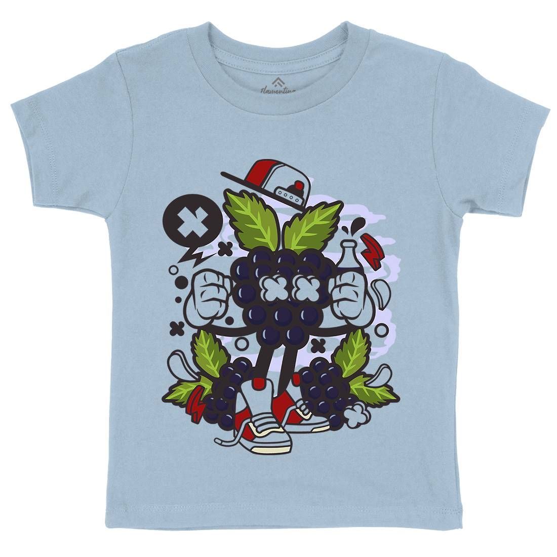 Grape Kids Organic Crew Neck T-Shirt Food C128