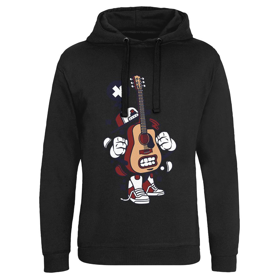 Guitar Mens Hoodie Without Pocket Music C131