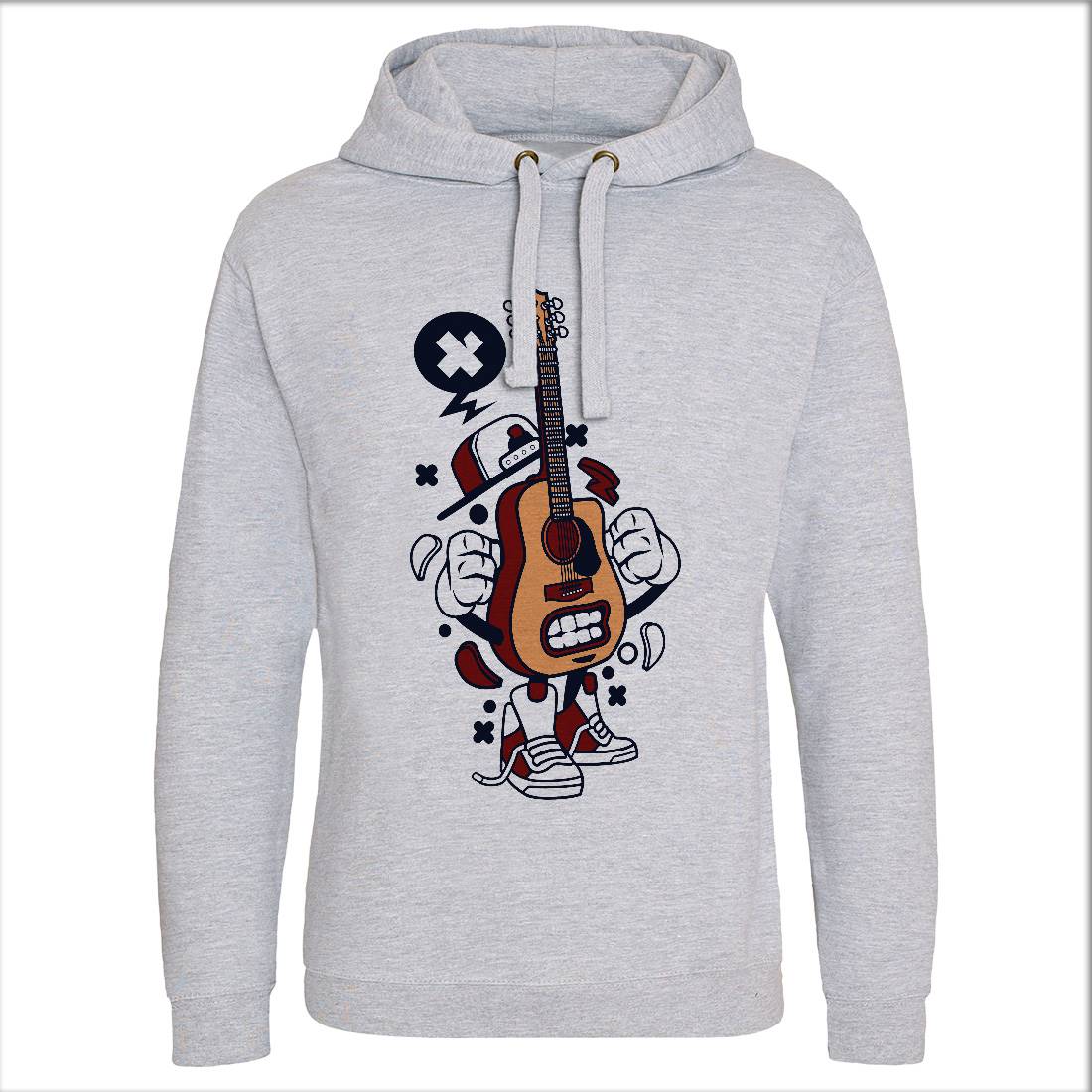 Guitar Mens Hoodie Without Pocket Music C131