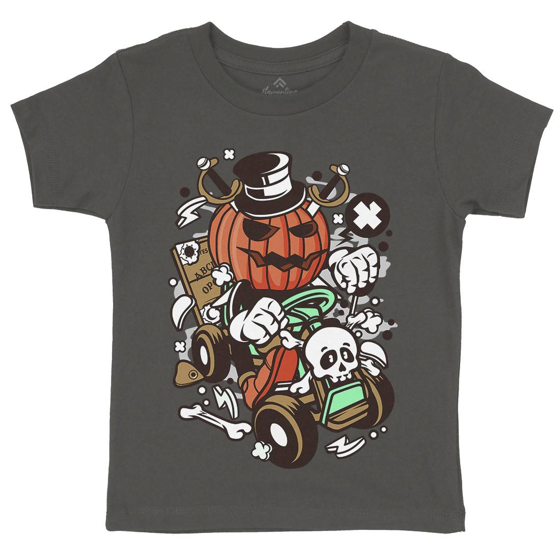 Ride Kids Organic Crew Neck T-Shirt Halloween C133