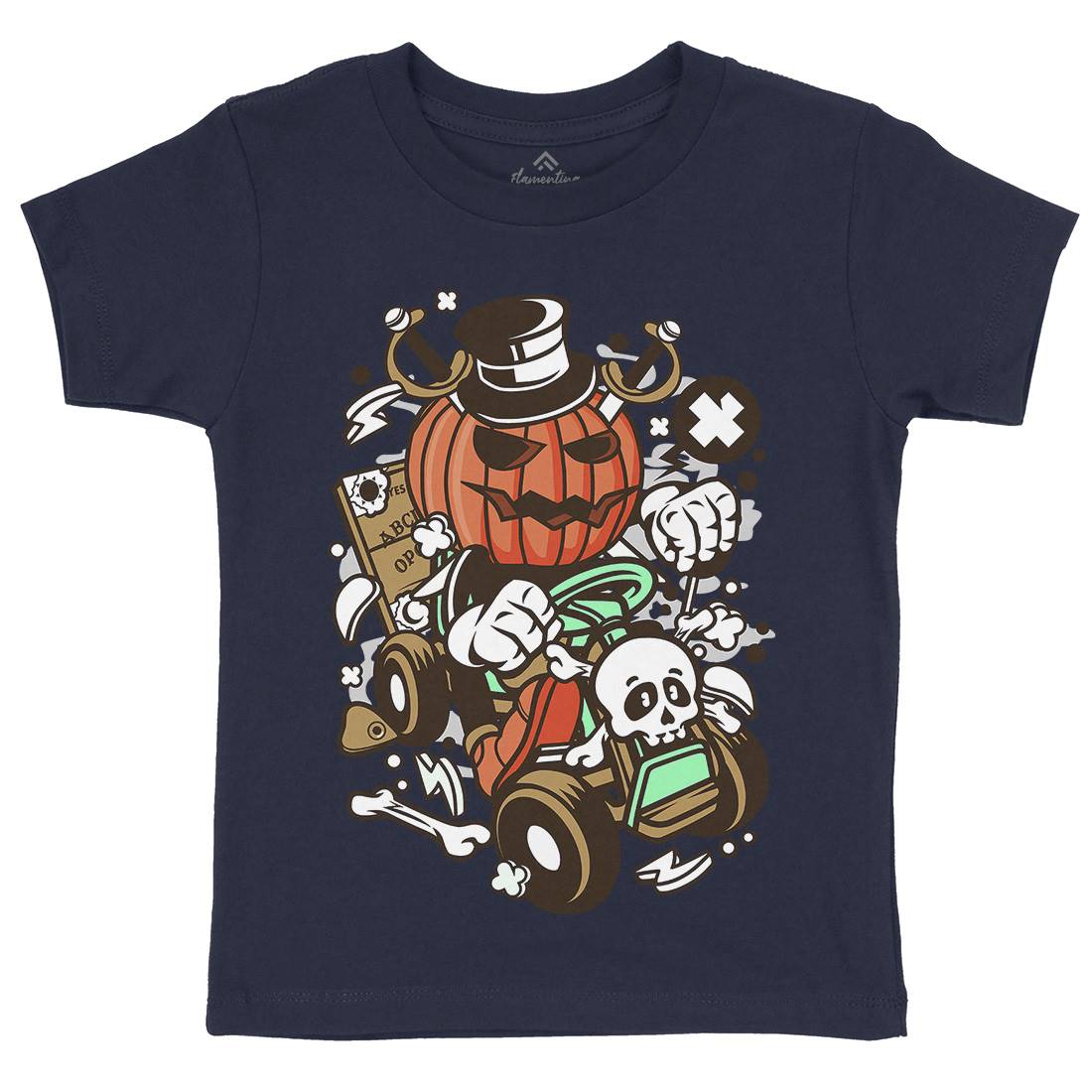 Ride Kids Organic Crew Neck T-Shirt Halloween C133