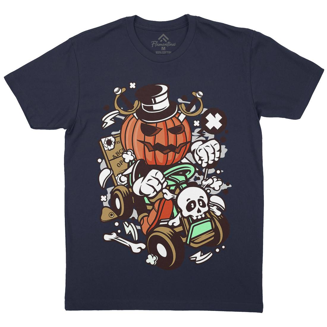 Ride Mens Crew Neck T-Shirt Halloween C133