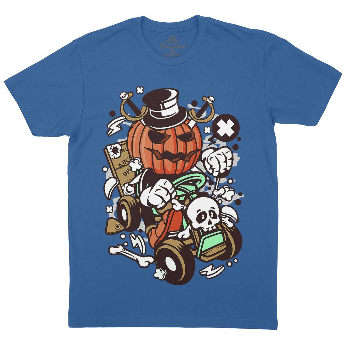 Ride Mens Organic Crew Neck T-Shirt Halloween C133