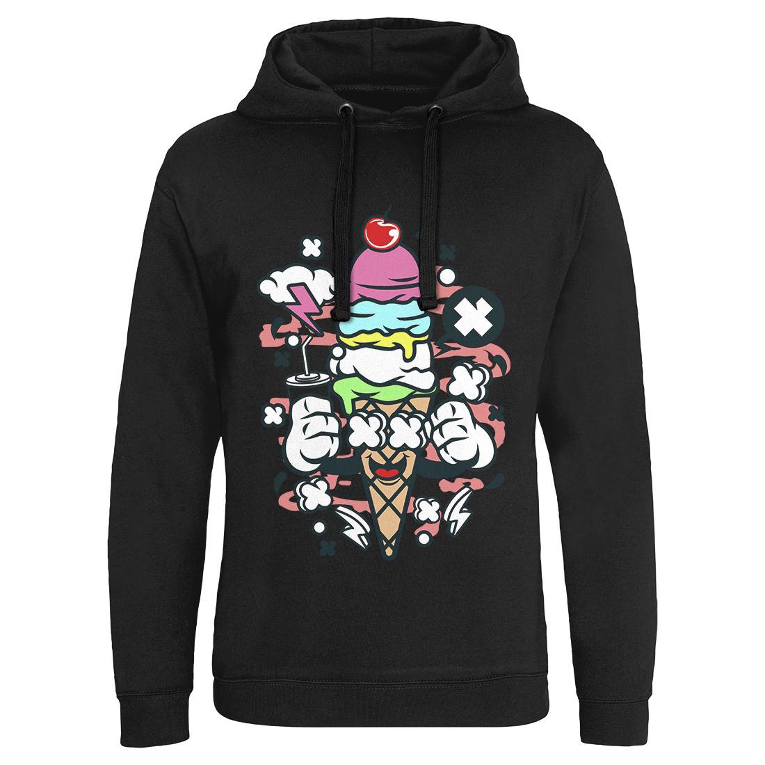 Ice Cream Mens Hoodie Without Pocket Food C146