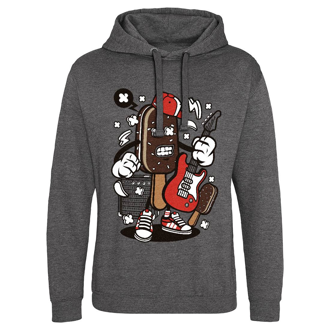 Ice Cream Rock Star Mens Hoodie Without Pocket Music C148