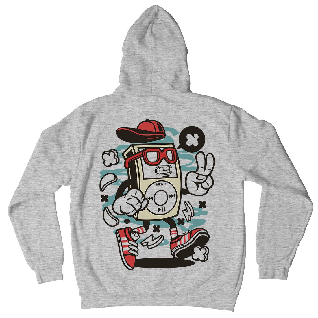 Player Mens Hoodie With Pocket Music C155