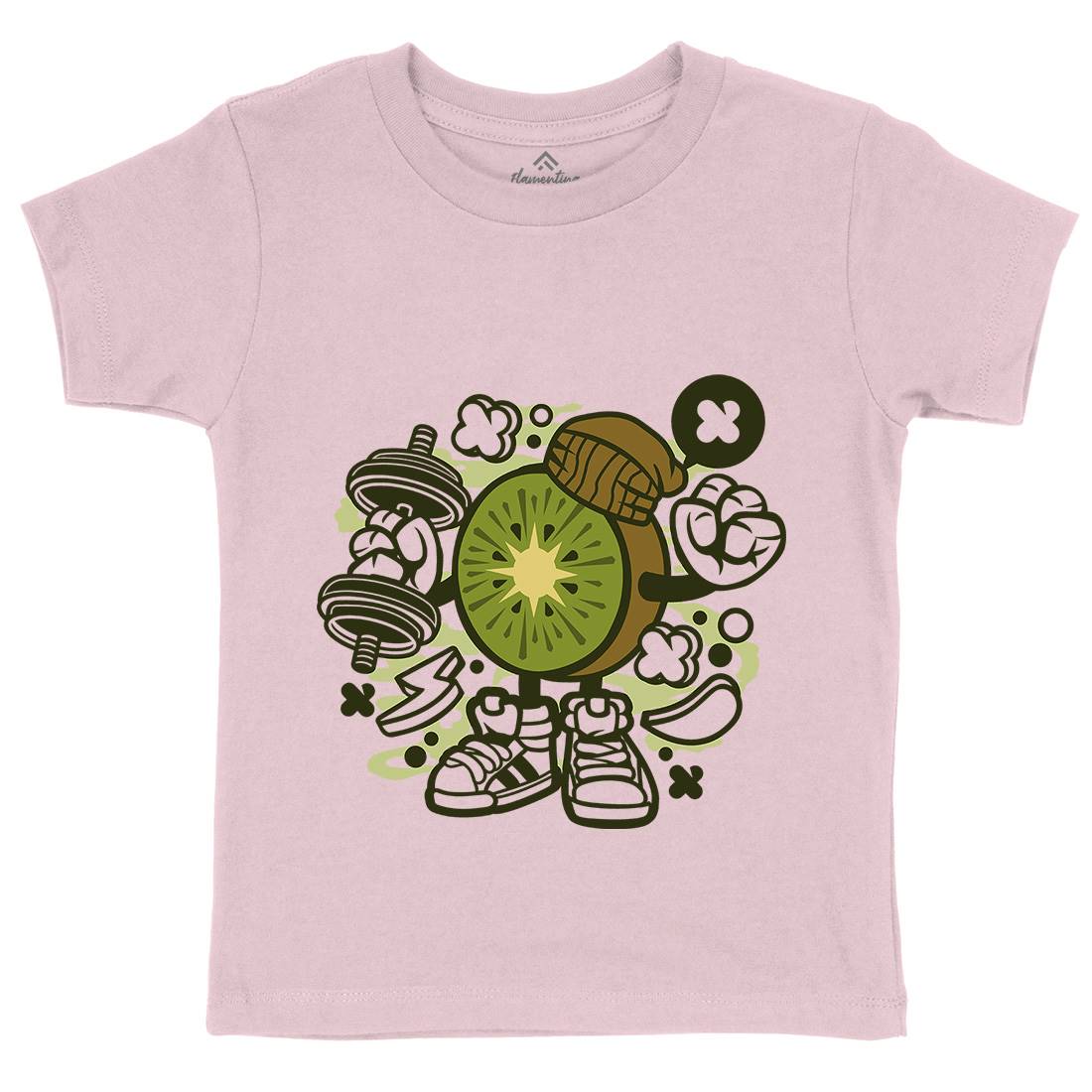 Kiwi Kids Organic Crew Neck T-Shirt Food C161