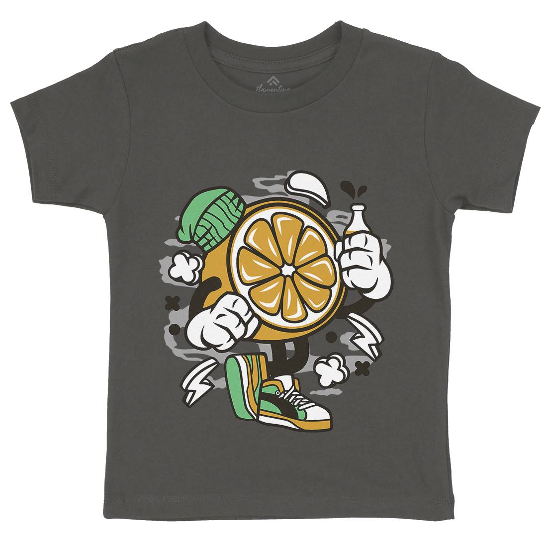 Lemon Kids Organic Crew Neck T-Shirt Food C163