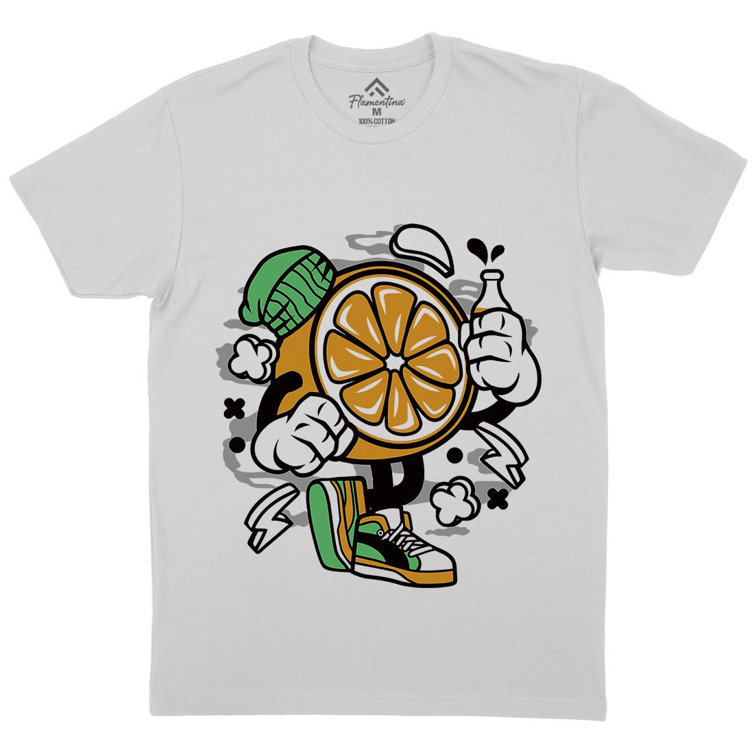 Lemon Mens Crew Neck T-Shirt Food C163