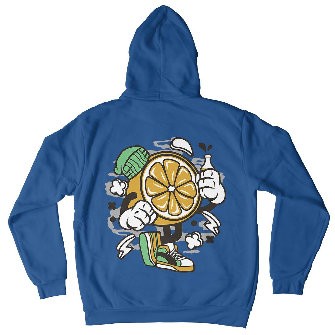 Lemon Mens Hoodie With Pocket Food C163