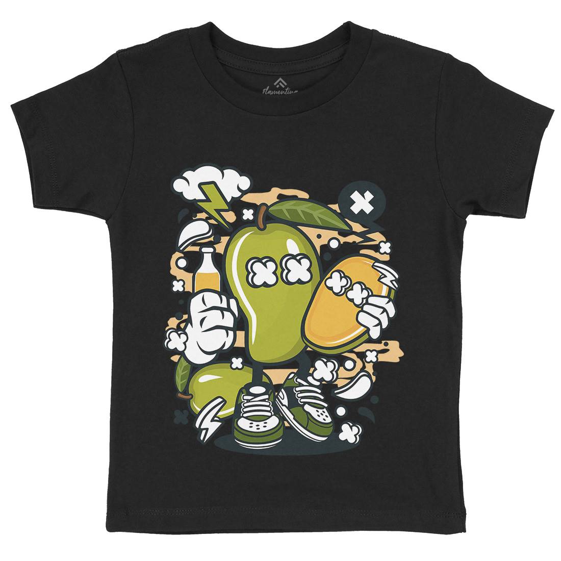 Mango Kids Crew Neck T-Shirt Food C165