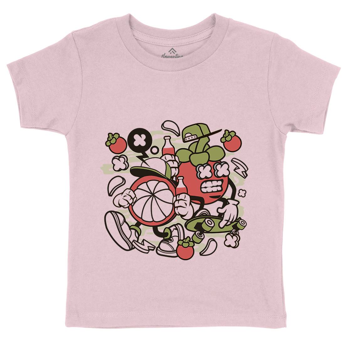 Mangos Teen Kids Crew Neck T-Shirt Food C166