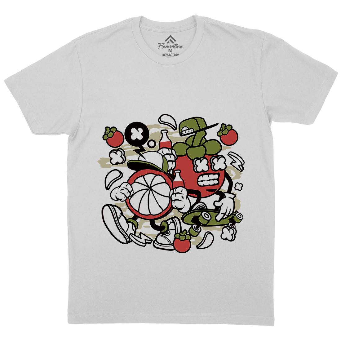 Mangos Teen Mens Crew Neck T-Shirt Food C166