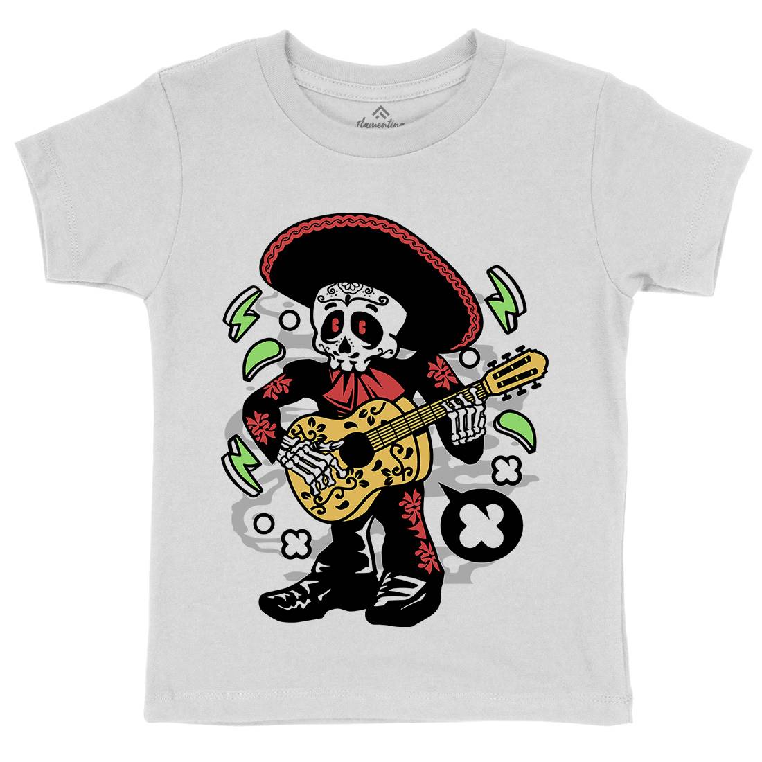 Mariachi Kids Crew Neck T-Shirt Music C168