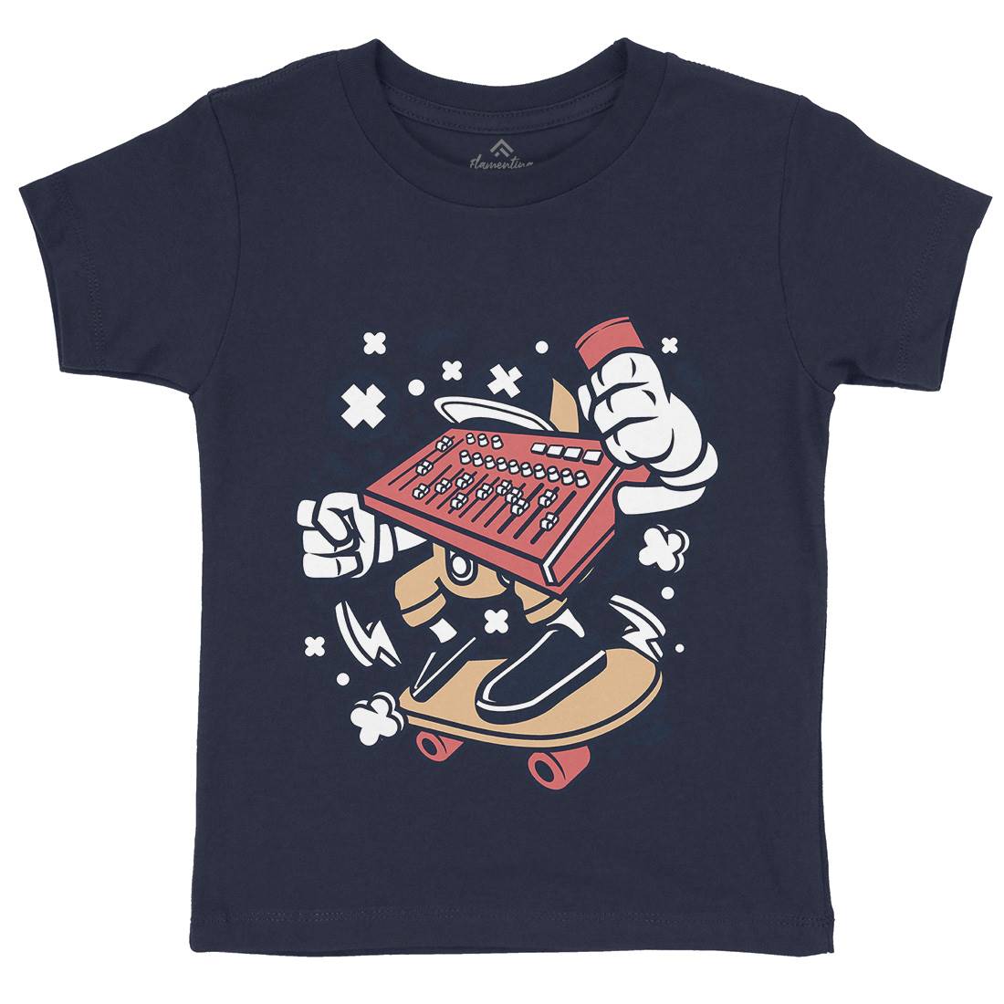 Mixer Skater Kids Organic Crew Neck T-Shirt Skate C171