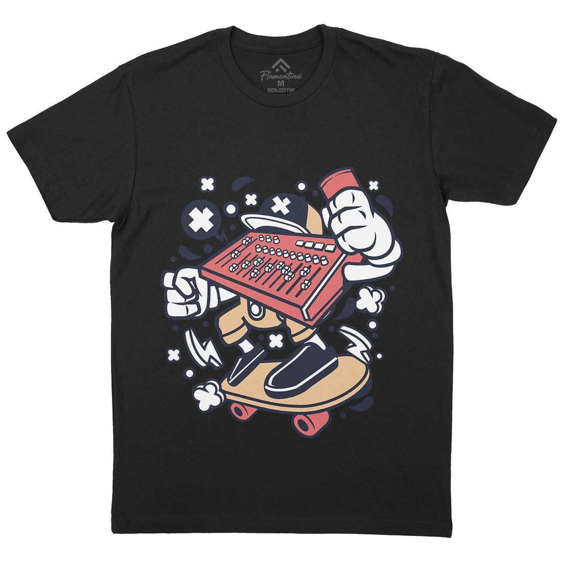 Mixer Skater Mens Crew Neck T-Shirt Skate C171