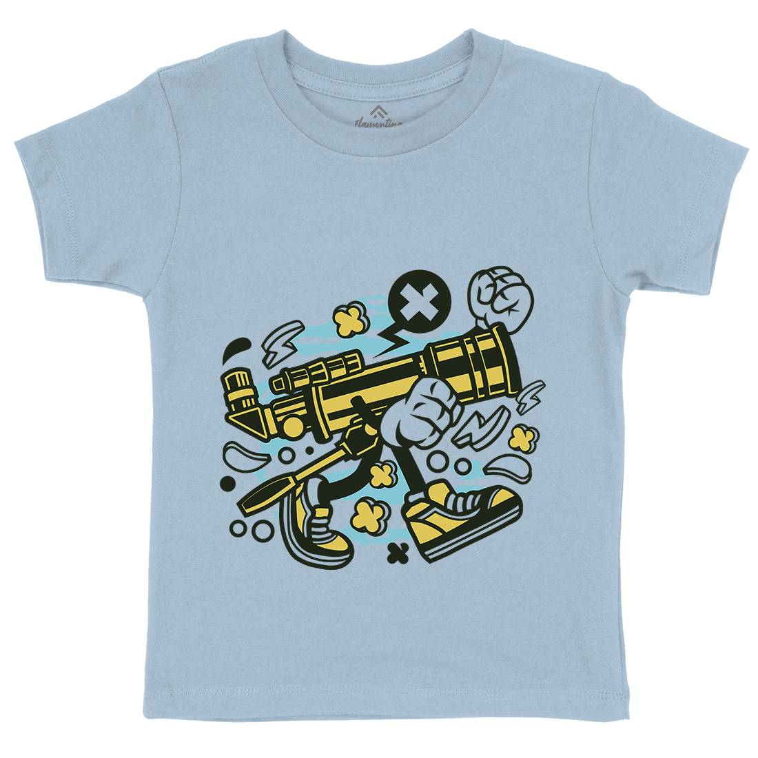 Monocular Kids Crew Neck T-Shirt Science C174